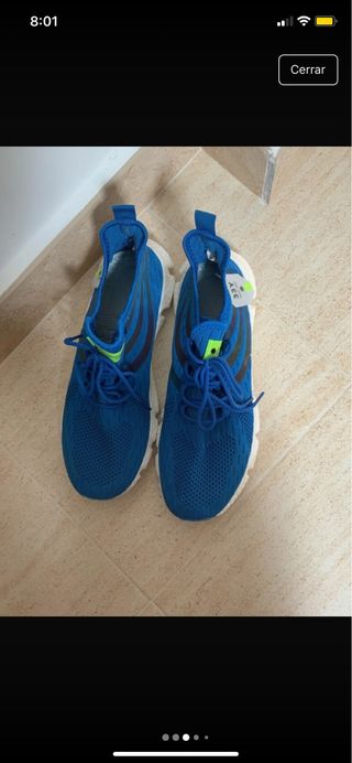 Zapatillas deportivas azules Aliexpress