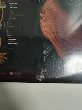 Laser Disc Madonna Ciao Italia y Blond Ambition...