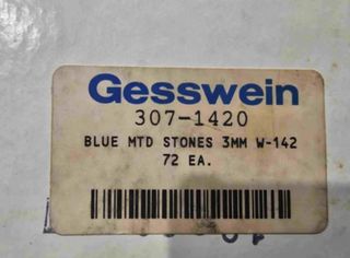 GESSWEIN 307-1420 PIEDRAS ABRASIVAS CON EJE DE Ø 3