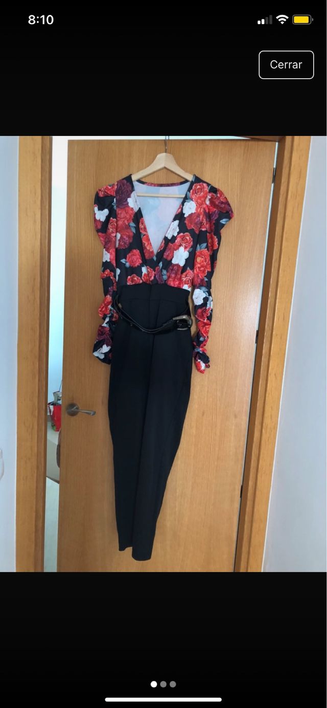 Mono largo fiesta flores