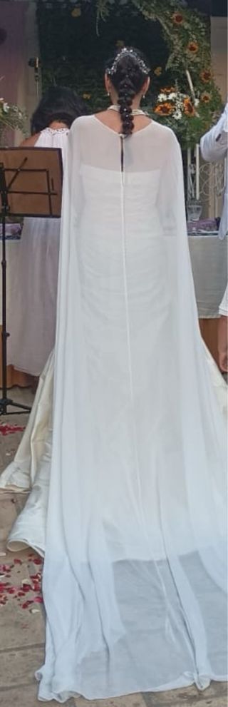 Capa de Novia Blanco roto
