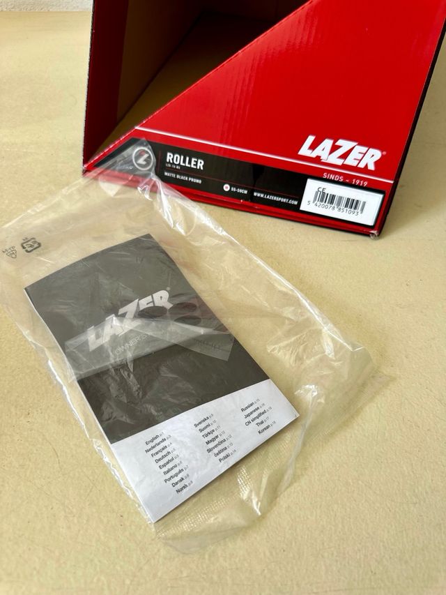 Casco Lazer Roller M cm 55-59 Nero