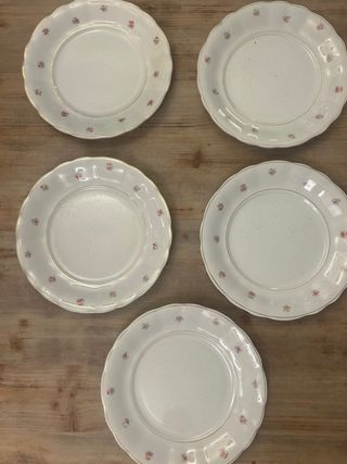 Lote 11 Platos La Cartuja Pickman Antiguos