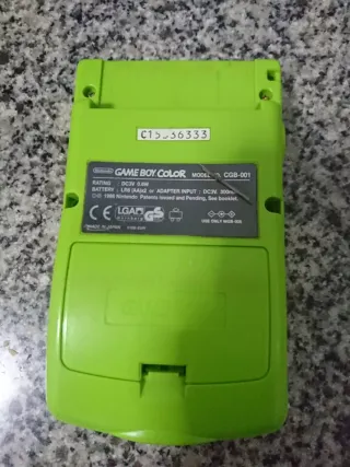 Nintendo Game Boy Color Verde. No suena altavoz