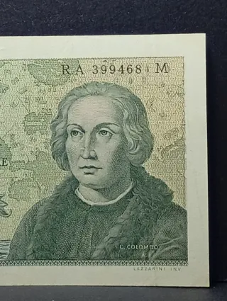 5.000 Lire 1973 Colombo 2° Tipo
