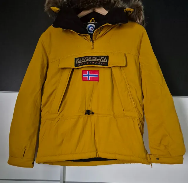 Chaqueta Napapijri Anorak Talla M Mostaza