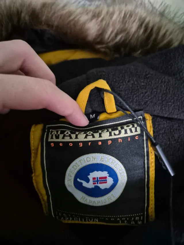 Chaqueta Napapijri Anorak Talla M Mostaza