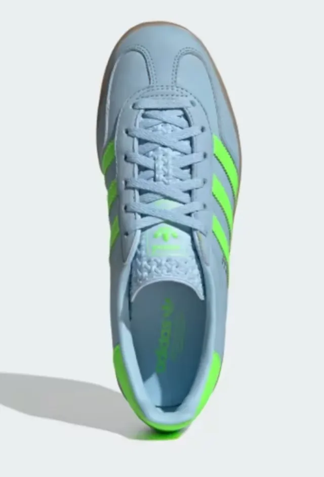 Adidas Gazelle Indoor Azul y Verde