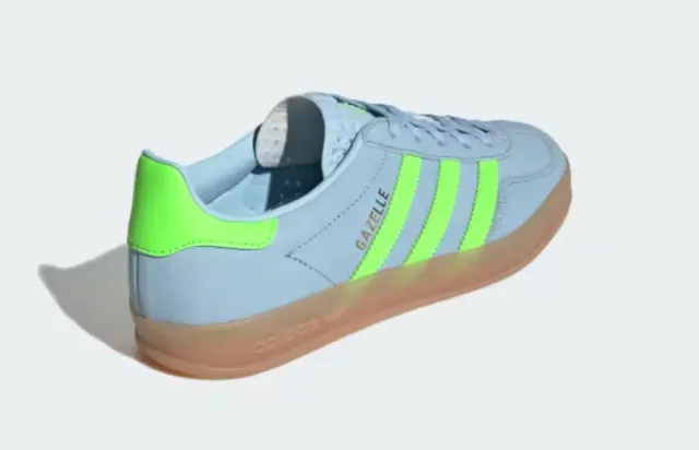 Adidas Gazelle Indoor Azul y Verde