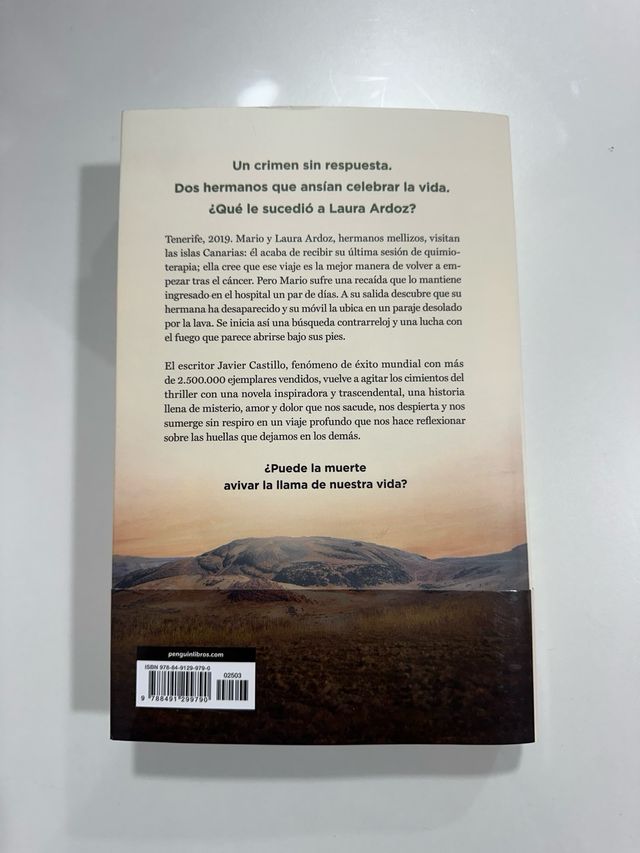 libro de Javier Castillo.