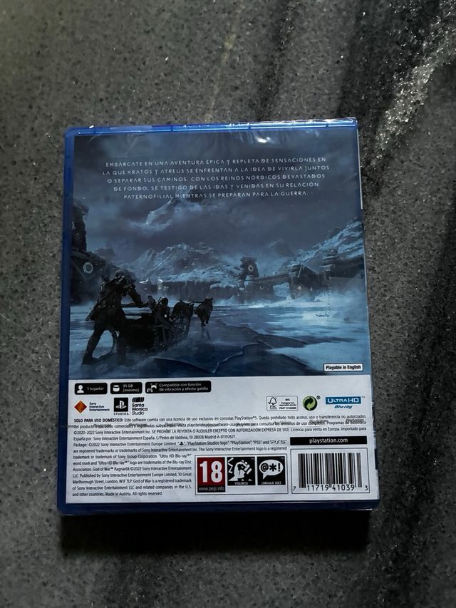 PS5 God of War Ragnarök precintado