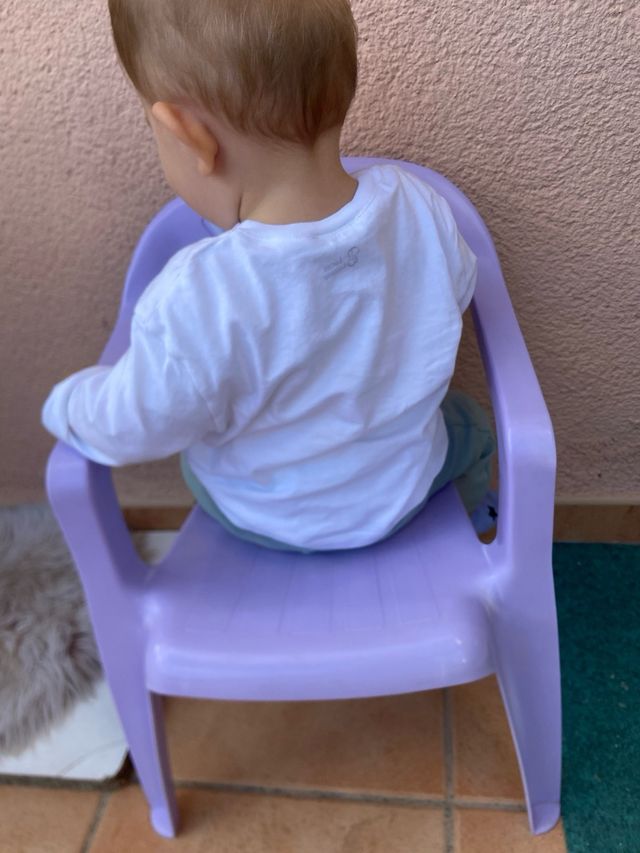 Silla infantil morada Frozen