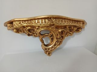 Mensola Barocca Oro Vintage Legno