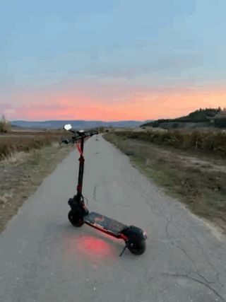 Patinete Eléctrico Negro y Rojo ZWHEEL Zrino duo