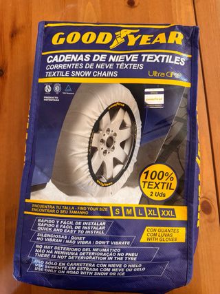cadenas de nieve textil XXL Good Year sin estrenar