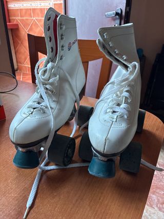 Patines blancos niña Talla 36-37