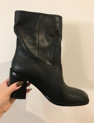 Botín de cuero Zara Talla 40