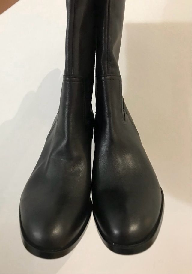 Botín de cuero Zara Talla 40