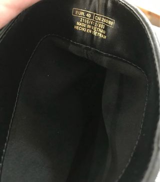 Botín de cuero Zara Talla 40