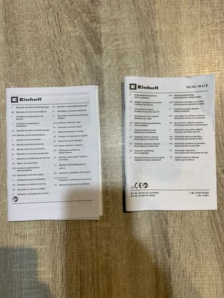 Soplador Hojas Batería Einhell GC-CL 18 Li E