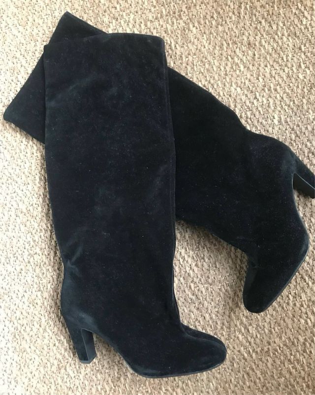 Botas Zara Terciopelo Talla 37