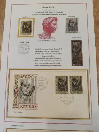 Collezione FDC Donatello 1966