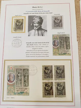 Collezione FDC Donatello 1966