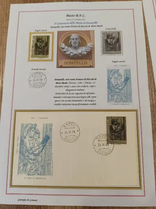 Collezione FDC Donatello 1966