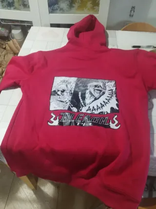 Sudadera Roja Anime Bleach