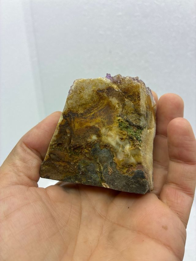 Geoda di Ametista Naturale con base