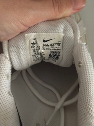 Nike Air Max 96 Blancas 38,5 casi nuevas