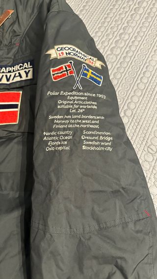 Chaqueta Geographical Norway Gris Hombre