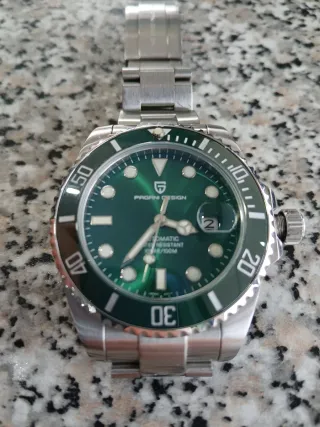 Orologio Pagani Design Verde Argento