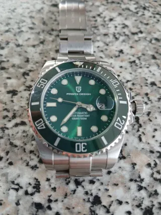 Orologio Pagani Design Verde Argento