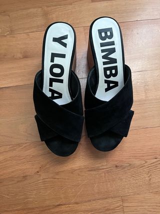Sandalias Bimba y Lola Negras Talla 39