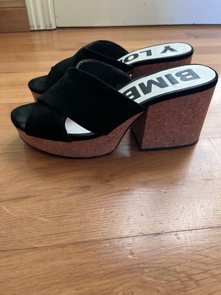 Sandalias Bimba y Lola Negras Talla 39