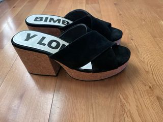 Sandalias Bimba y Lola Negras Talla 39