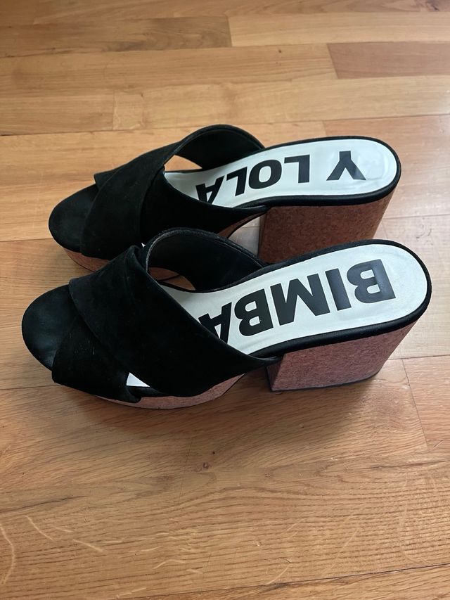 Sandalias Bimba y Lola Negras Talla 39