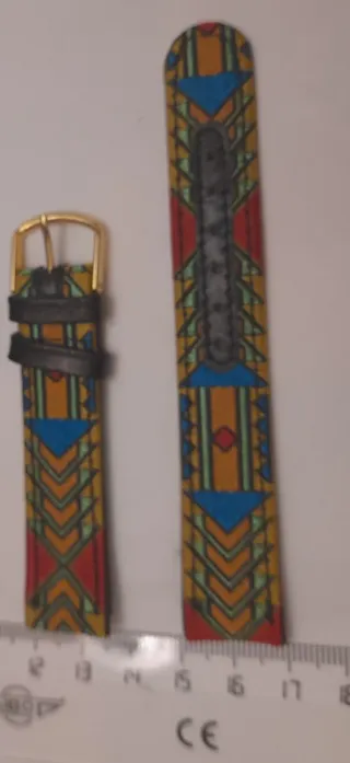 3 correas de reloj multicolor