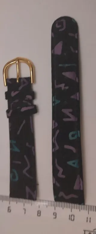 3 correas de reloj multicolor