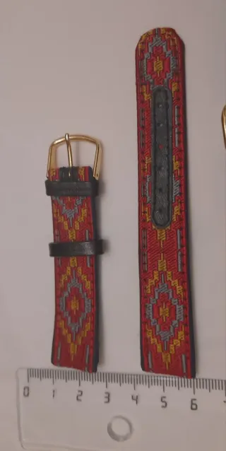 3 correas de reloj multicolor