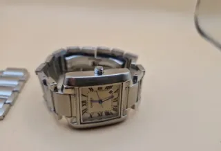 Orologio Cartier Argento e Bianco