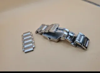 Orologio Cartier Argento e Bianco