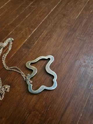 Colgante Oso Tous y Cadena Plata