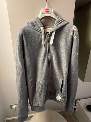 Felpa Freddy Grigia con Zip