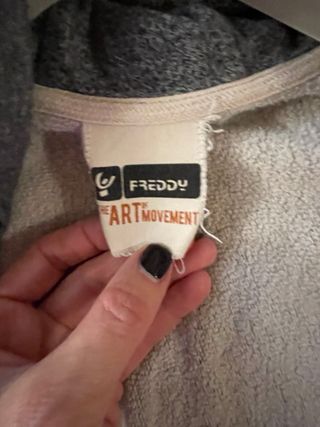 Felpa Freddy Grigia con Zip