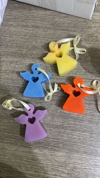 Candele artigianali a forma di angelo