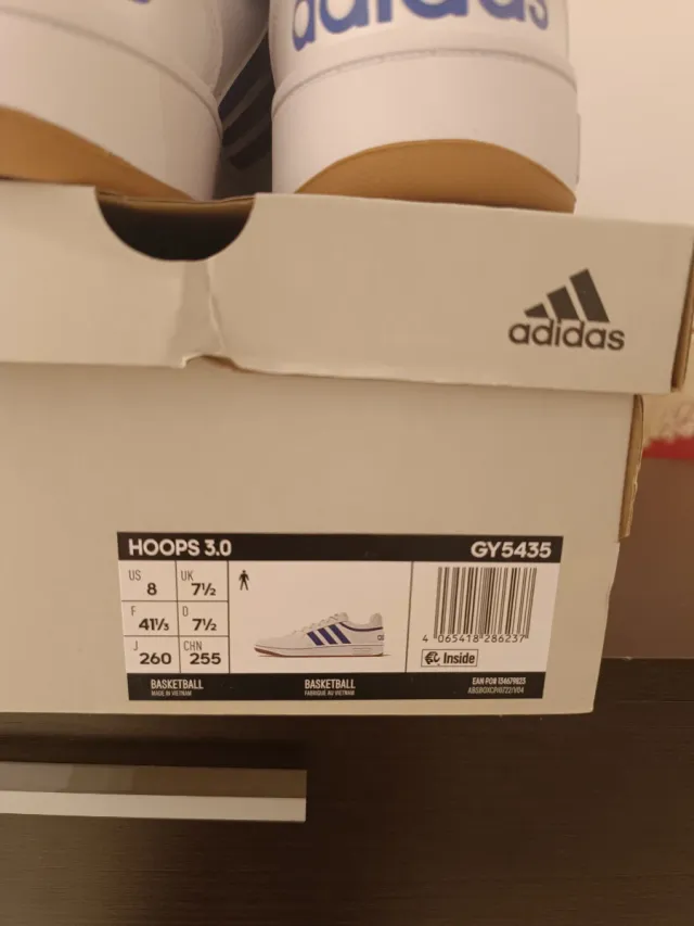 Zapatillas Adidas Hoops 3.0 Azul Talla 41 1/3