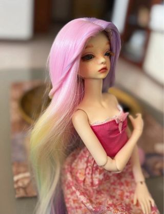 Parrucca BJD 7-8 pollici