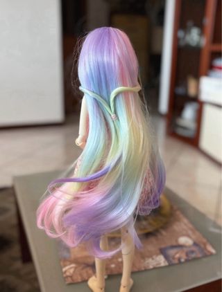 Parrucca BJD 7-8 pollici